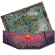 GM Screen and Nexaria world map